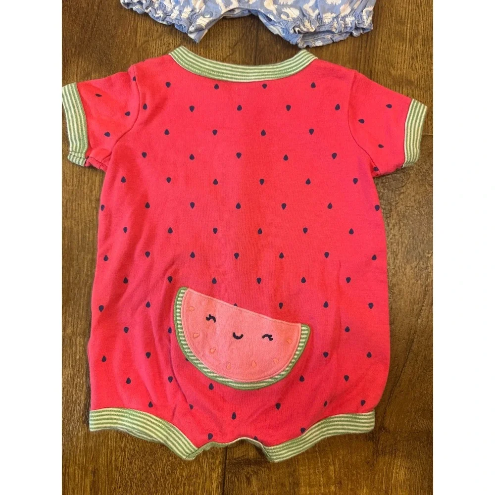 Carters Baby Girl Clothes Lot 3 Months Rompers 1 PC Outfits Summer Shorts Hearts
